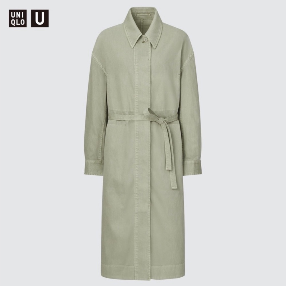 Uniqlo Women's Sage Trench Coat